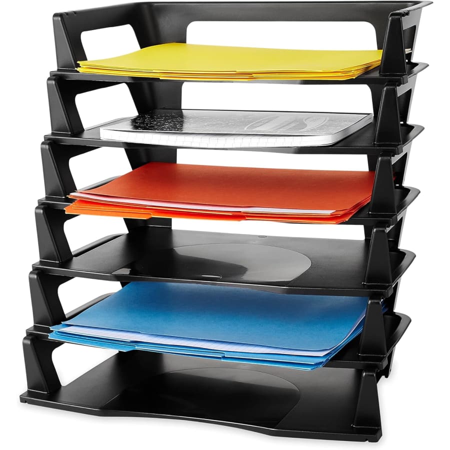 Rubbermaid Regeneration 6-Tier Letter Tray: $17 Rubbermaid Regeneration 6-Tier Letter Tray: $17
