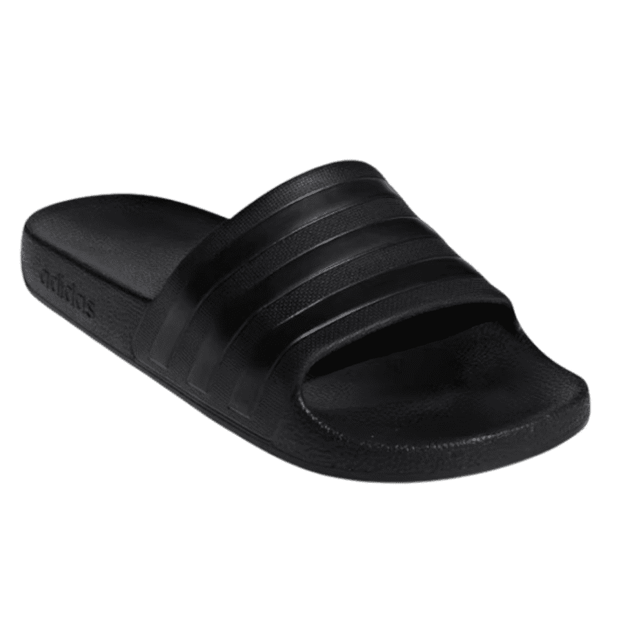 adidas Men's Adilette Aqua Slides (size 9): $7
