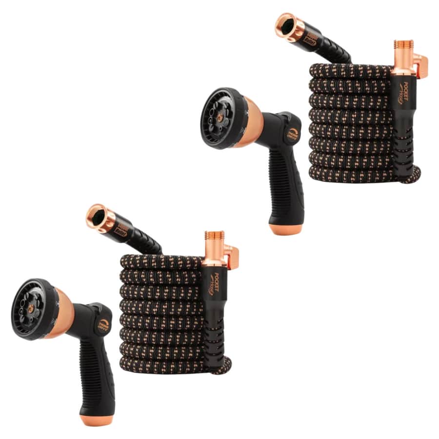 Pocket Hose Copper Bullet 50-Foot Garden Hose 2-Pack: $50