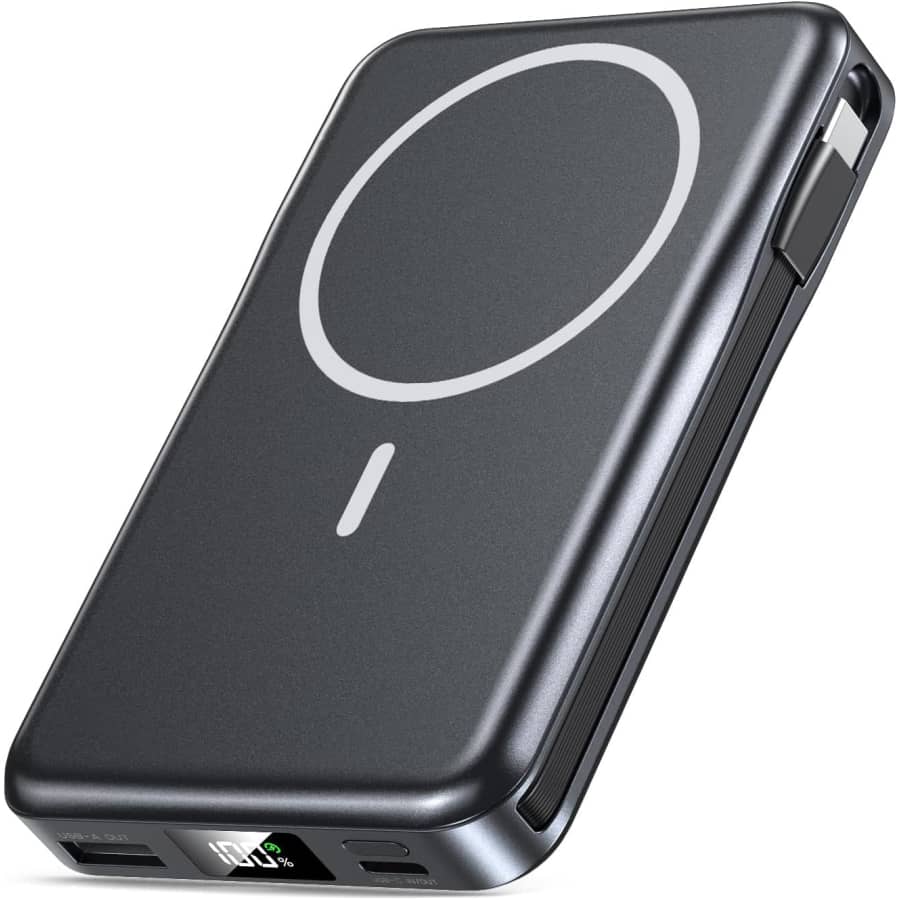 10,000mAh Magnetic Portable Charger: $25
