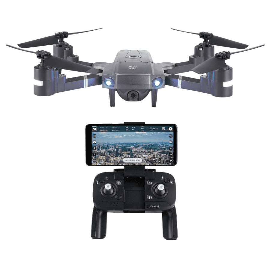 Vivitar DRC447 SkyHawk Foldable 1080p Video Drone: $29