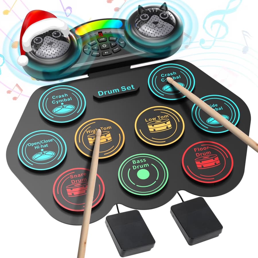 Ficcug Kids' Electronic Drum Set: $39.99