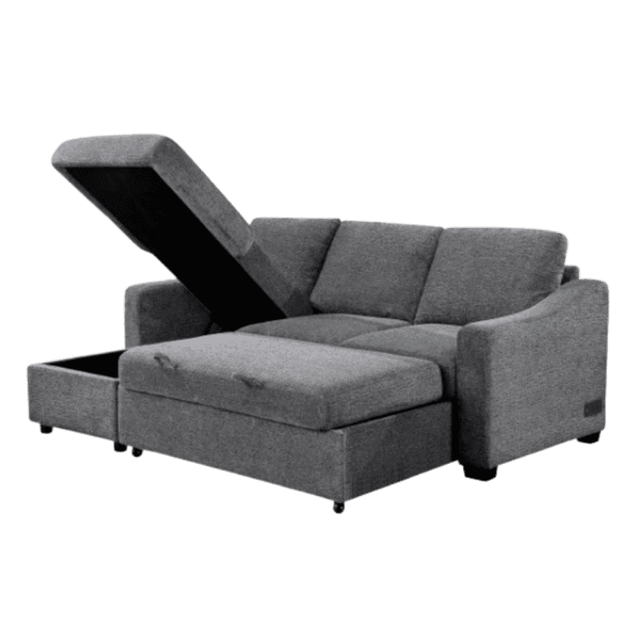 Coddle Aria Fabric Sleeper Sofa with Reversible Chaise and Storage: $900 for members
