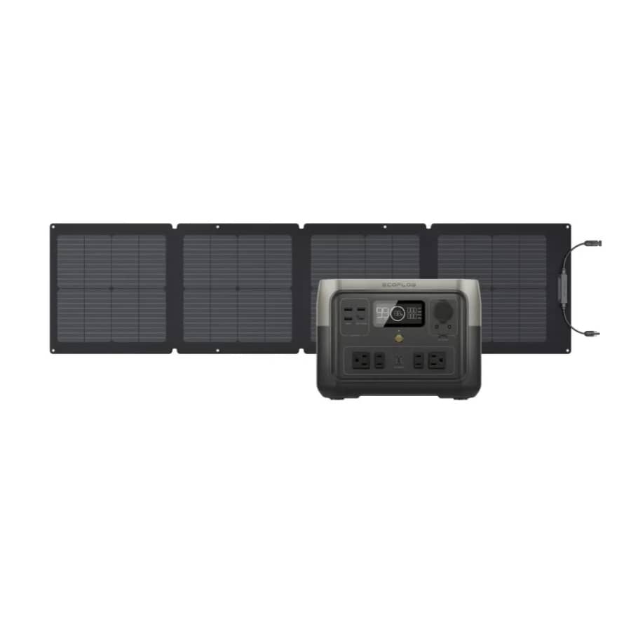 Refurb EcoFlow River 2 523Wh Max Solar Generator w/ 110W Solar Panel: $239