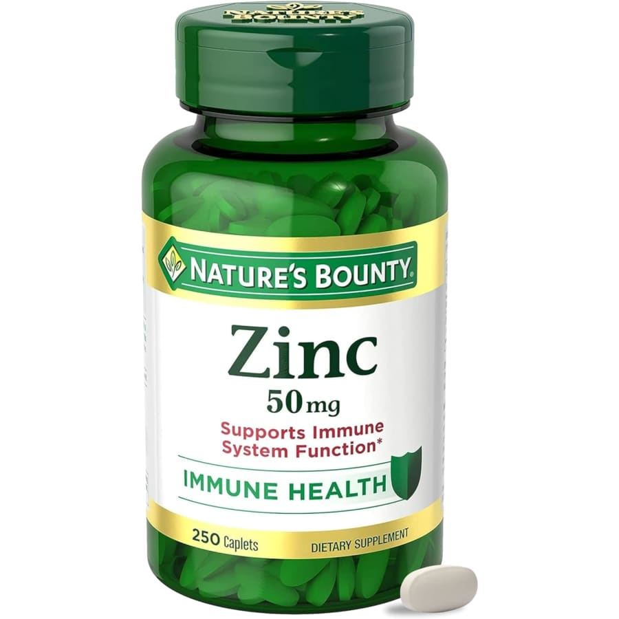 Nature's Bounty 250-Count 50mg Zinc Caplets: $7.51 w/ Subscribe & Save Nature's Bounty 250-Count 50mg Zinc Caplets: $7.51 w/ Subscribe & Save