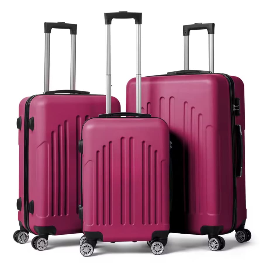 3-Piece Hardside Luggage Set: $73.52