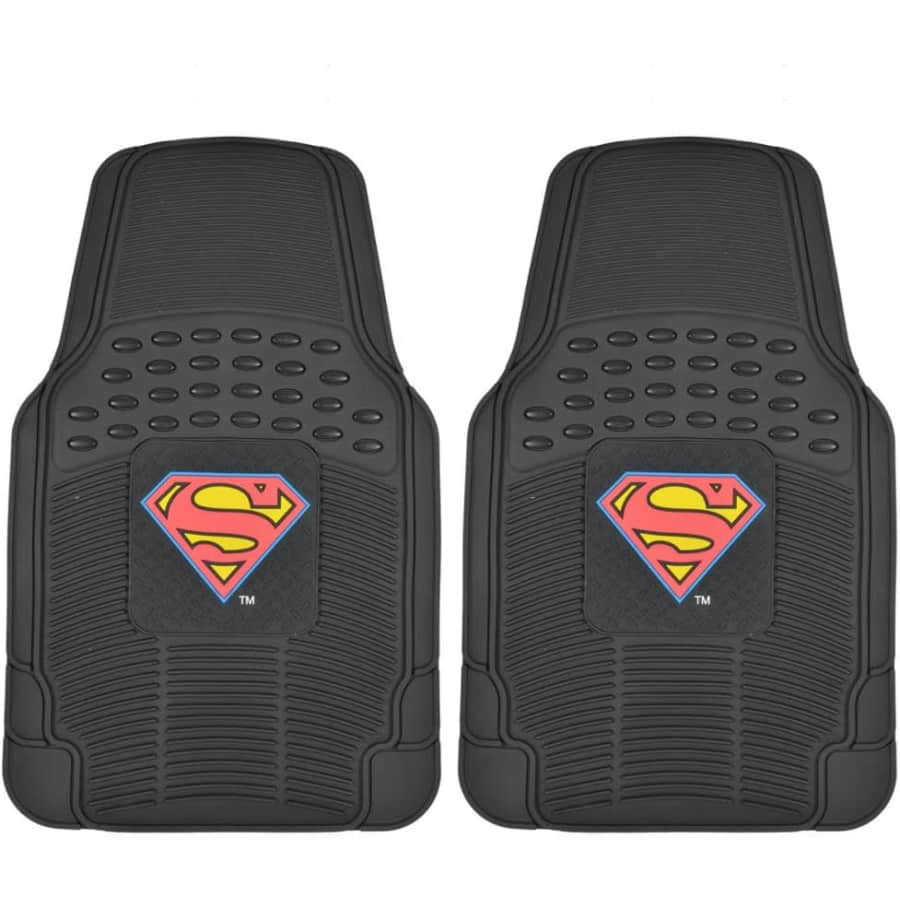 Superman Rubber Car Mat 2-Pack: $9.15