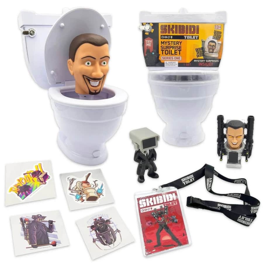 Open-box Skibidi Toilet Mystery Surprise Toilet: $14