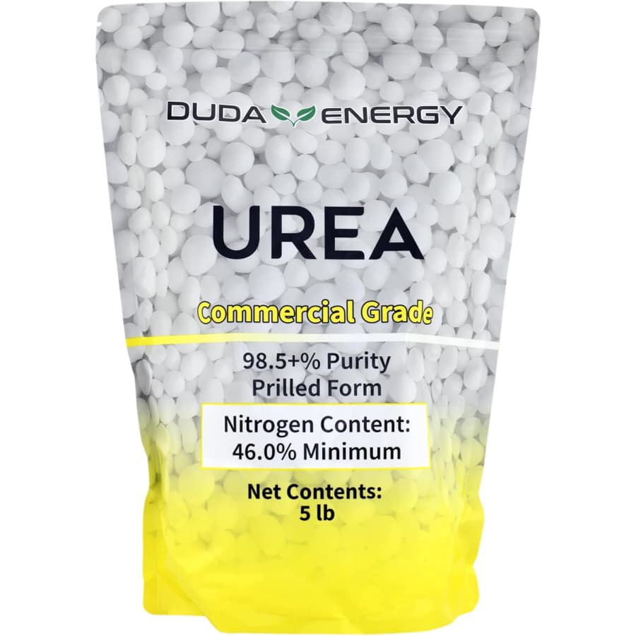 Duda Energy 5-lb. 46.0% Minimum Nitrogen Commercial Grade Prilled Urea: $9 via Sub & Save Duda Energy 5-lb. 46.0% Minimum Nitrogen Commercial Grade Prilled Urea: $9 via Sub & Save