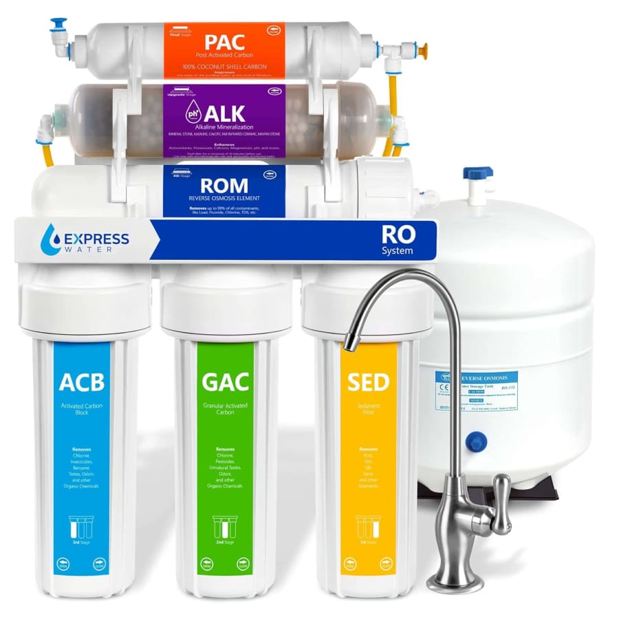 Express Water Reverse Osmosis Alkaline Water Filtration System: $152