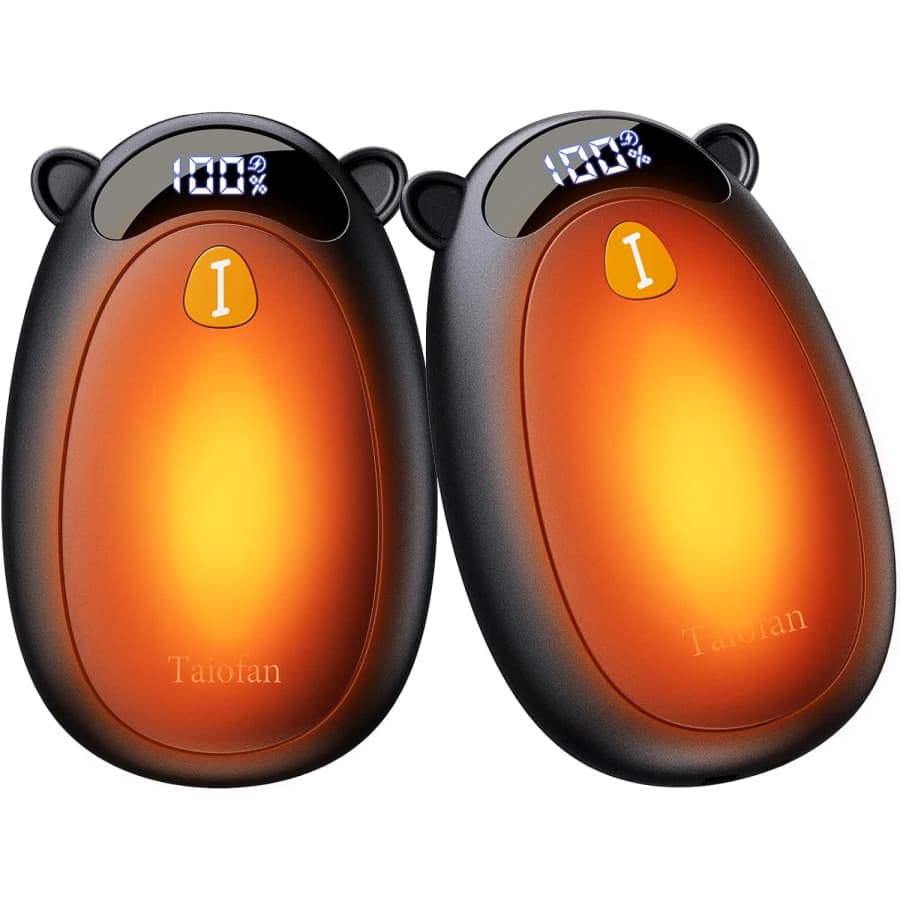 Taiofan Rechargeable Electric Hand Warmers 2-Pack: $10 w/ Prime Taiofan Rechargeable Electric Hand Warmers 2-Pack: $10 w/ Prime