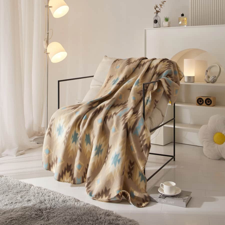 Mainstays 50" x 60" Fleece Throw Blanket: $3