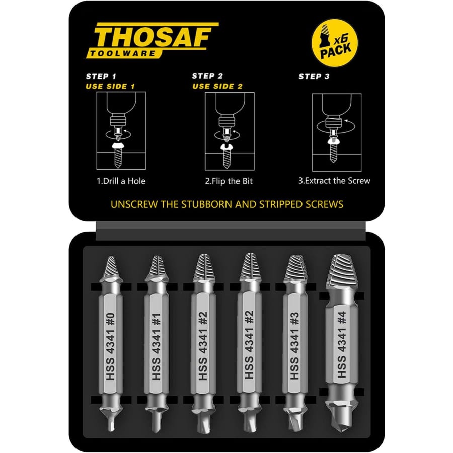 Damaged Screw Extractor Set: $7.99 Damaged Screw Extractor Set: $7.99