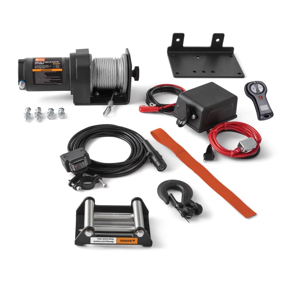 Ozark Trail 12V Electric ATV Winch w/ Mounting Bracket: $79.97