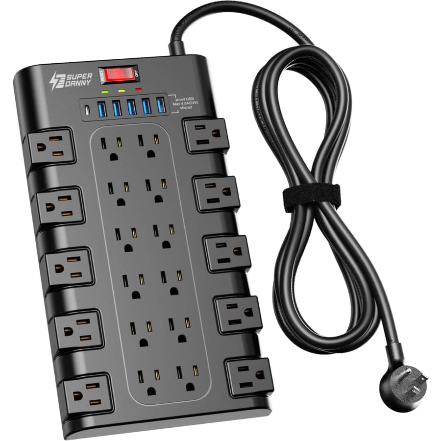 Superdanny 22-Outlet Power Strip w/ USB: $25 w/ Prime Superdanny 22-Outlet Power Strip w/ USB: $25 w/ Prime
