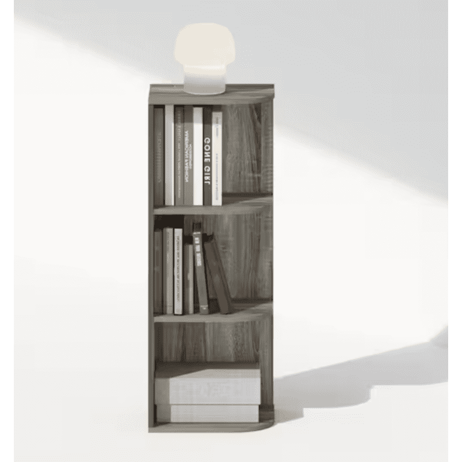 Furinno Reed 31.5" Tall Wood 3-Shelf Bookcase: $24