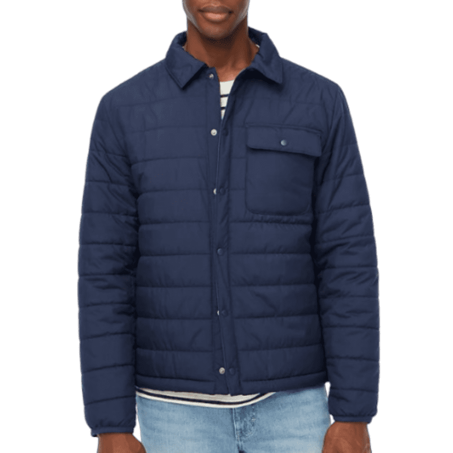 J.Crew Factory Men's Jersey-Lined Quilted Jacket: $55 J.Crew Factory Men's Jersey-Lined Quilted Jacket: $55