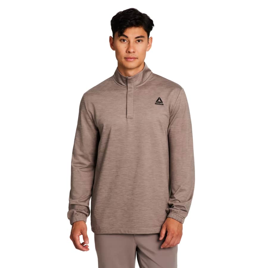 Reebok Men's Active Refined Quarter Zip Pullover: $18.88