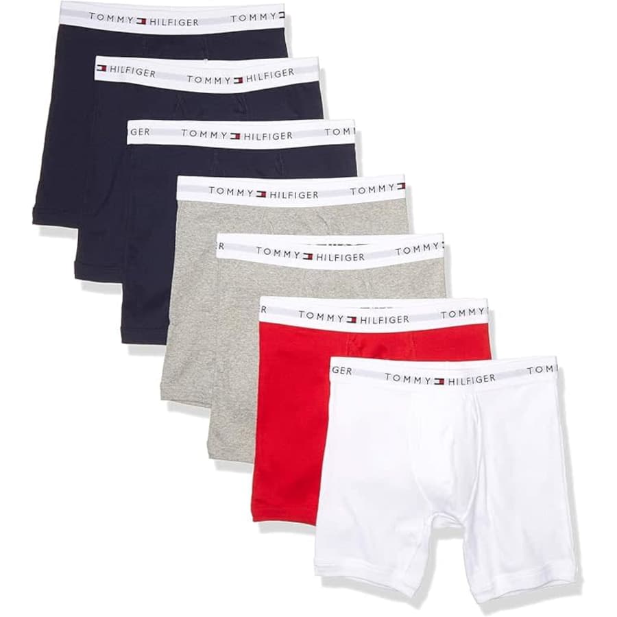Tommy Hilfiger Men's Cotton Classics Boxer Brief 7-Pack: $43 Tommy Hilfiger Men's Cotton Classics Boxer Brief 7-Pack: $43