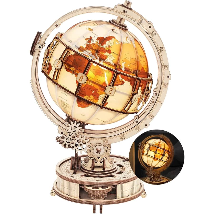 Rokr 180-Piece 3D Illuminated Globe Puzzle w/ Stand: $41.24