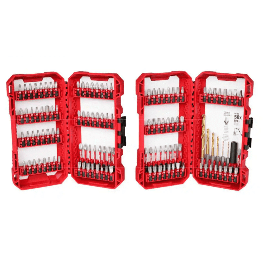 Milwaukee Shockwave Impact Duty Alloy Steel Screw 120pc Driver Bit Set: $29