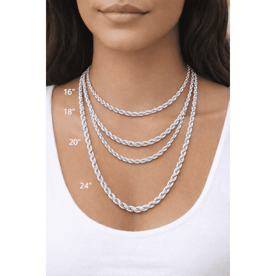 14K Gold Filled Rope Chain Necklace: $13