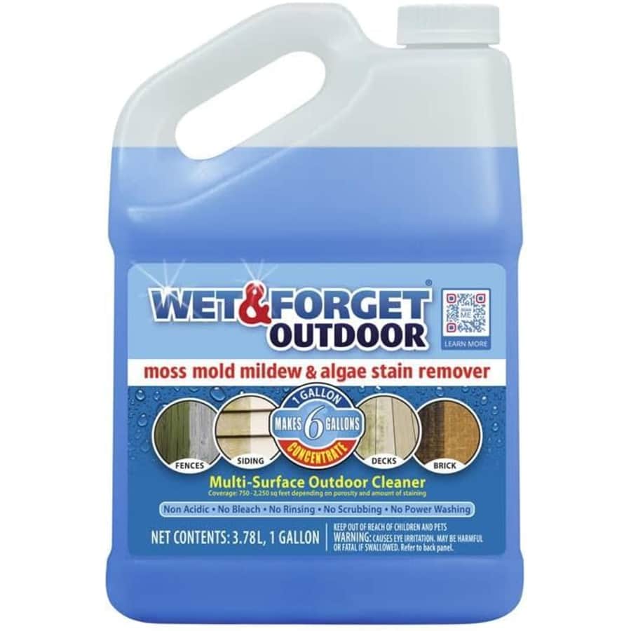 Wet & Forget 128-oz. Moss, Mold, Mildew, & Algae Multi-Surface Outdoor Cleaner: $27.99