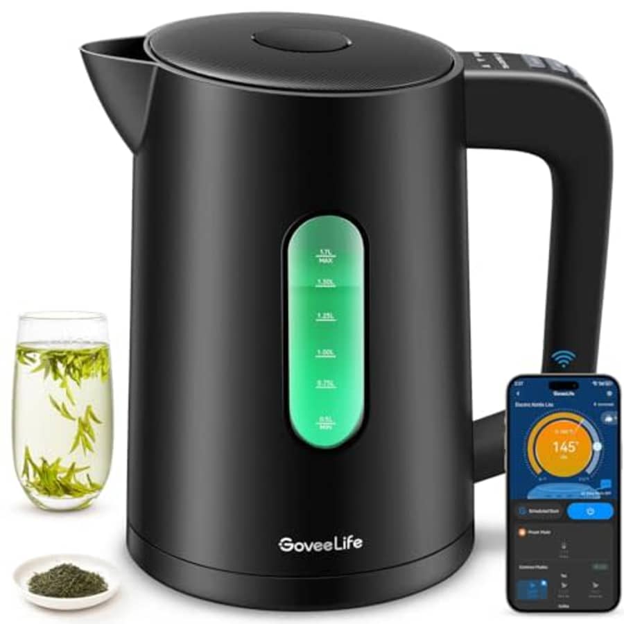 GoveeLife Smart Kettle 1.7L WiFi Enabled: $39.99