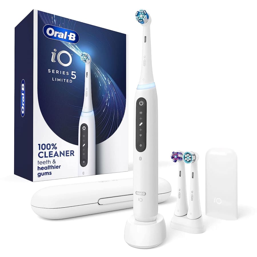 Oral-B iO Deep Clean + Whiten Rechargeable Electric Toothbrush: $90 w/ Prime