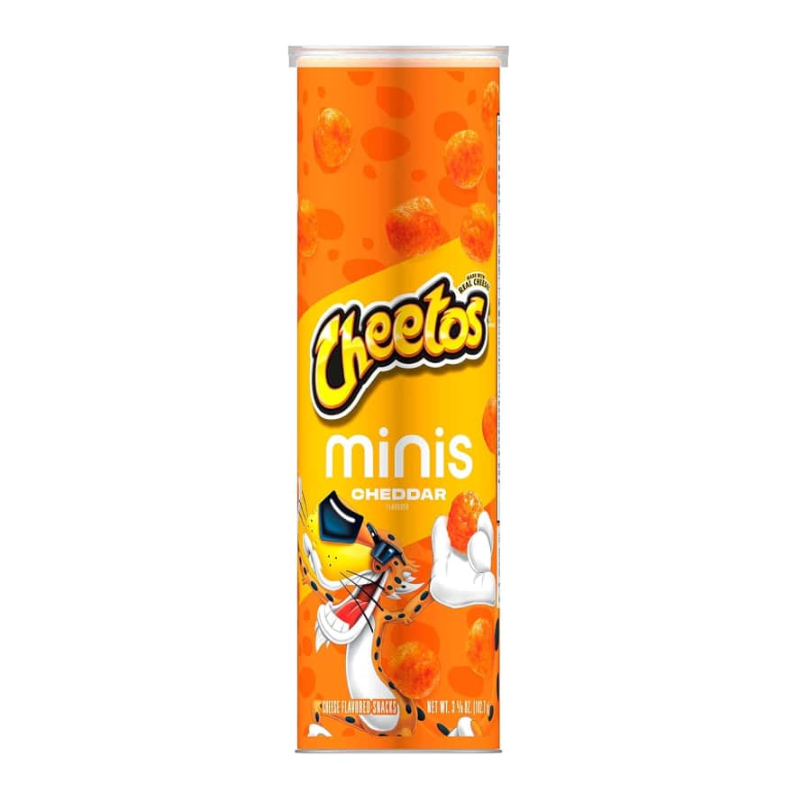 Cheetos Minis Cheddar 3.625-oz. Canister: $1.50