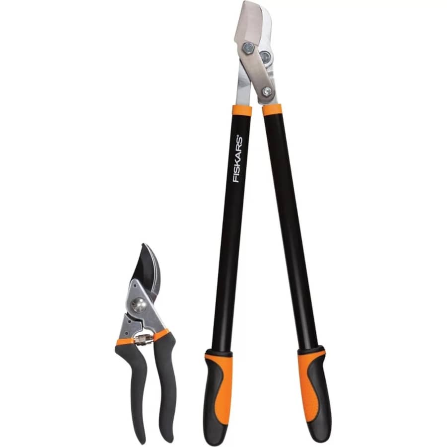 Fiskars Lopper and Pruner 2-Piece Set: $37 Fiskars Lopper and Pruner 2-Piece Set: $37