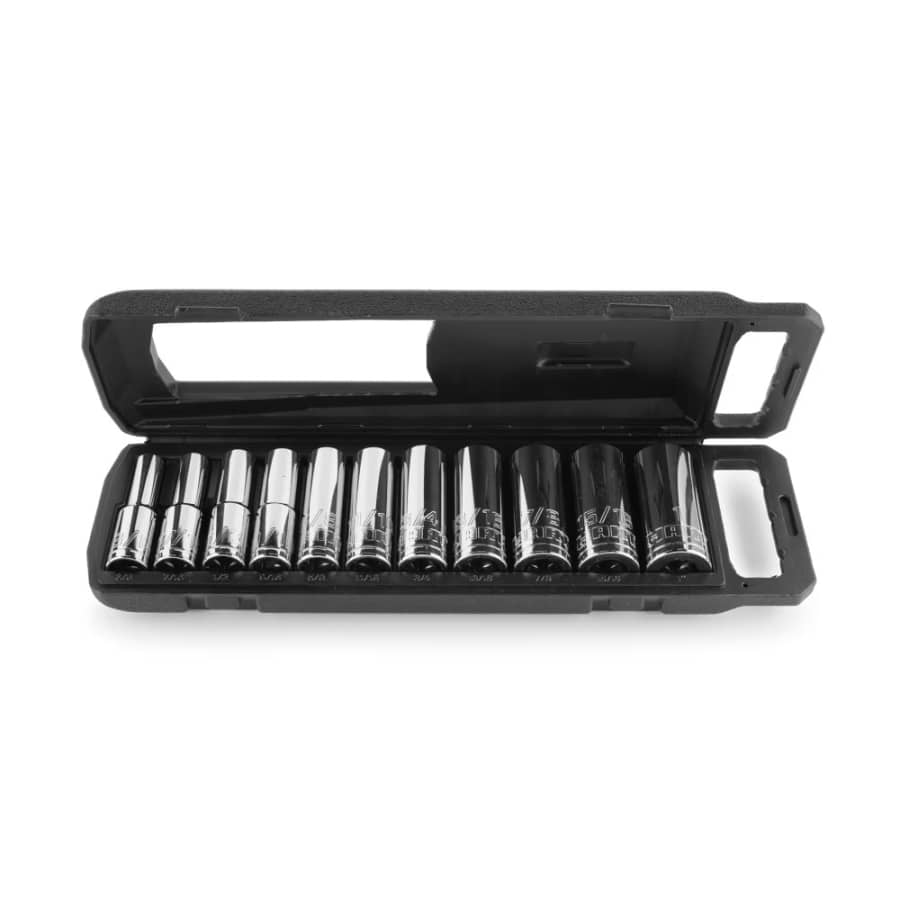 Hart 11-Piece 1/2" Drive Deep SAE Socket Set: $24.88
