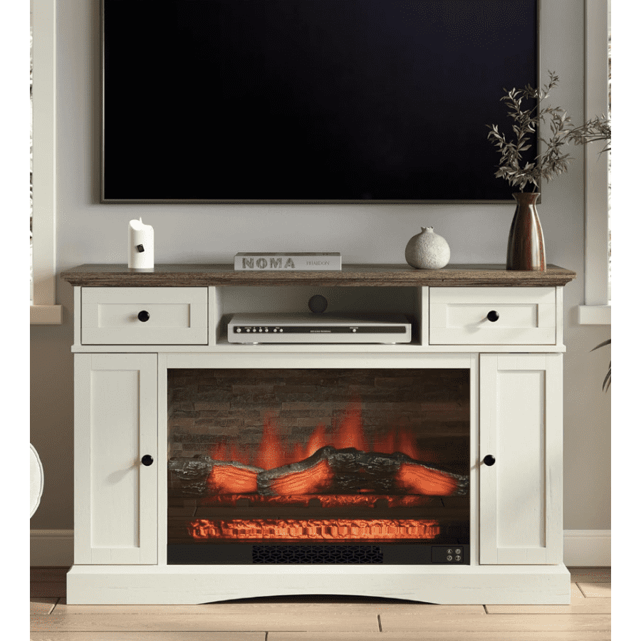 RoyalCraft Fireplace TV Stand: $100