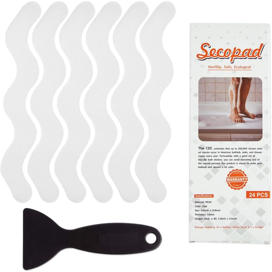 Secopad Anti-Slip Shower Stickers 24-Pack: $9.99