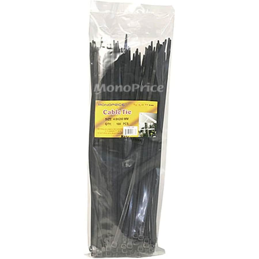 Monoprice 11" 50-lbs. Cable Ties 100-Pack: $1.99