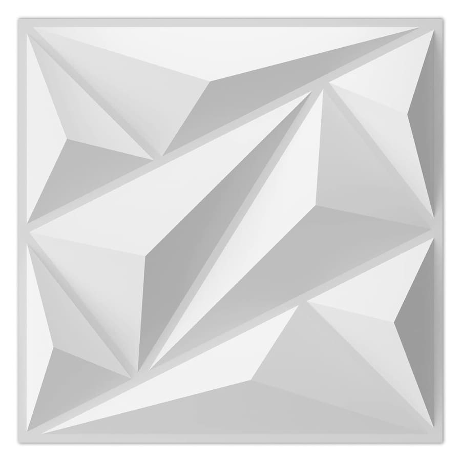 Art3d 12"x12'' 3D Wall Panel Diamond 33-Pack: $35