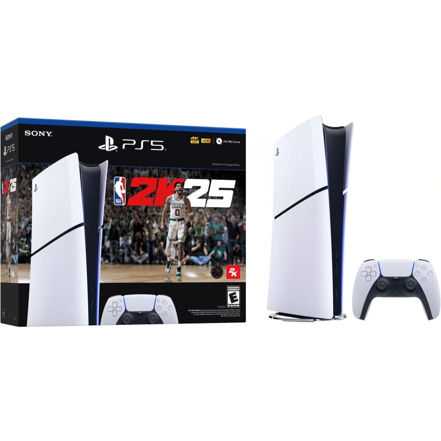 Sony Playstation 5 Digital Slim Edition NBA 2K25 Bundle: $375 Sony Playstation 5 Digital Slim Edition NBA 2K25 Bundle: $375