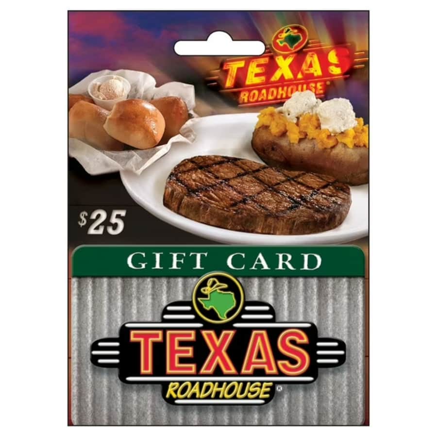 $25 Texas Roadhouse Gift Card at Sam's Club: $24