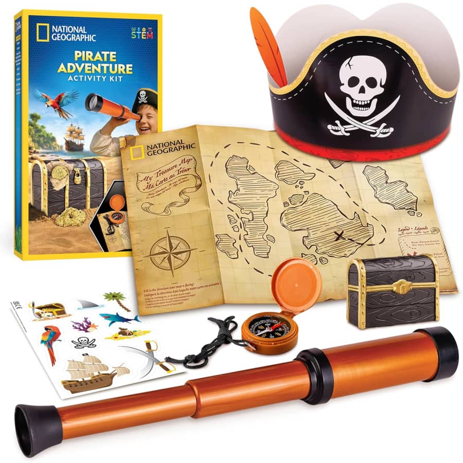 National Geographic Pirate Adventure Activity Kit: $21 w/ Prime