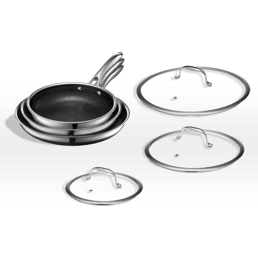 HexClad Hybrid Nonstick 6-Piece Fry Pan Set: $319 HexClad Hybrid Nonstick 6-Piece Fry Pan Set: $319