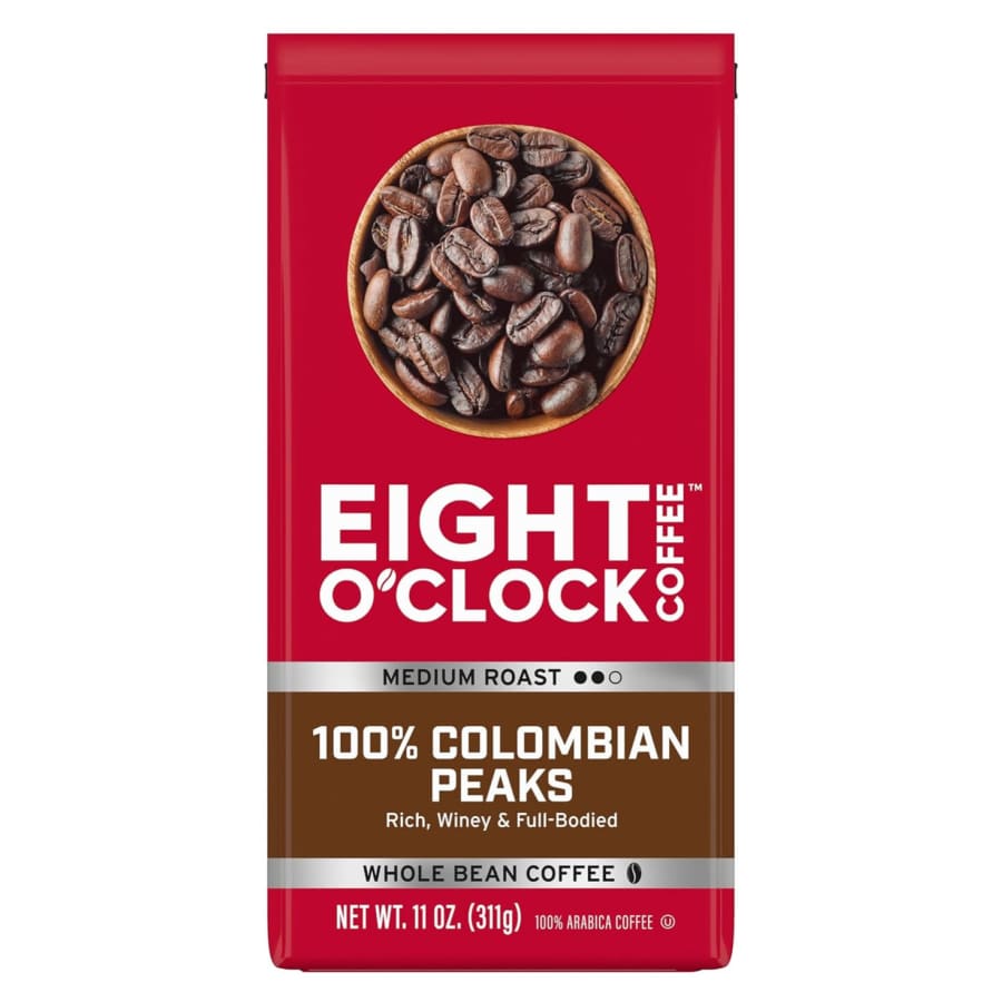 Eight O'Clock Coffee 100% Colombian Peaks & Arabica 11-oz. Coffee Bag 6-Pack: $23 via Sub & Save