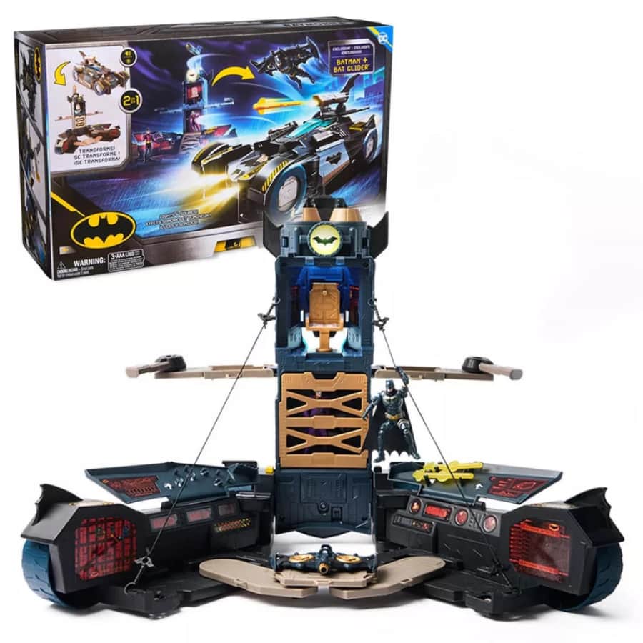 DC Comics Batman Ultimate Transforming Batmobile: $19.99