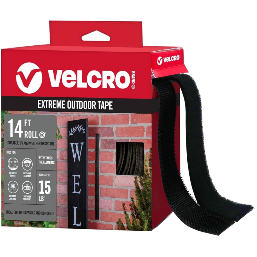 Velcro Extreme Outdoor Tape 14-Foot Roll: $16 Velcro Extreme Outdoor Tape 14-Foot Roll: $16
