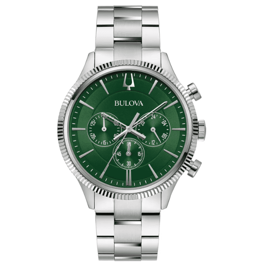 Bulova Men's Chronograph Stainless Steel Bracelet Watch: $198
