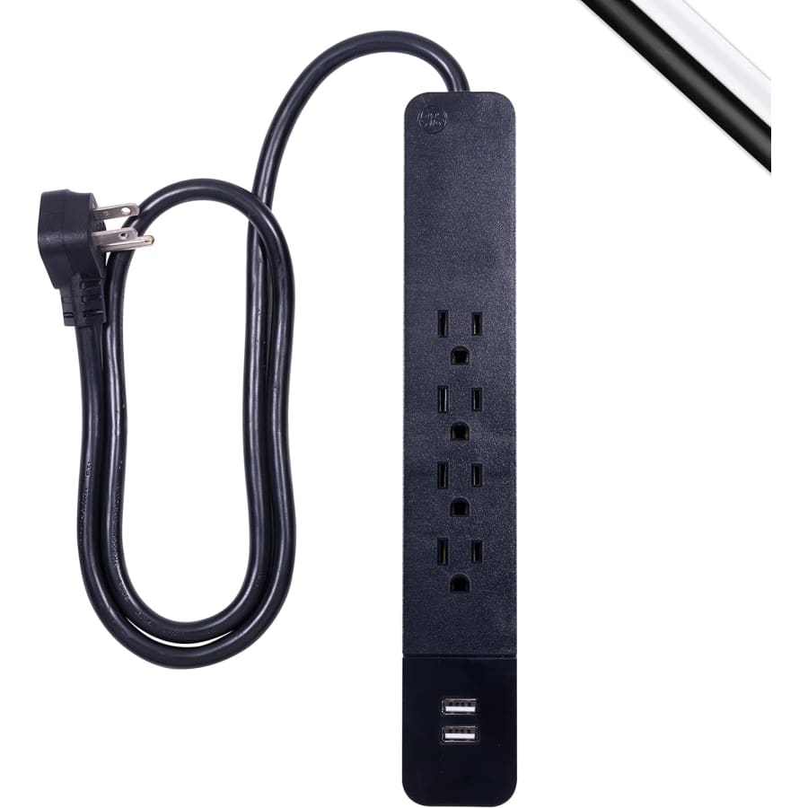 GE 4-Outlet Surge Protector: $10 GE 4-Outlet Surge Protector: $10