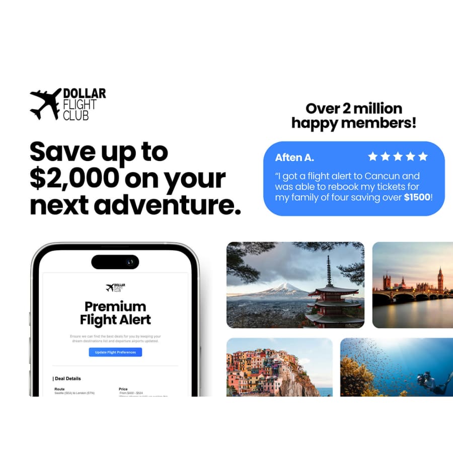 Dollar Flight Club Premium 1-Year Subscription: $9.99 Dollar Flight Club Premium 1-Year Subscription: $9.99