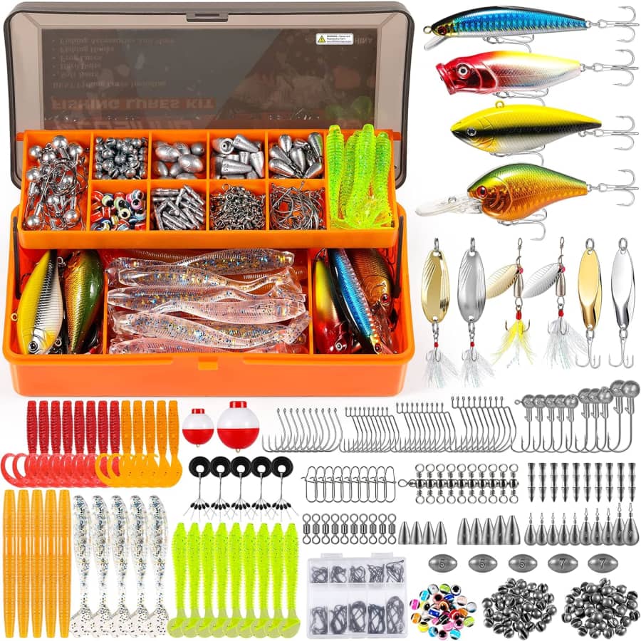 353-Piece Fishing Lure Set: $23