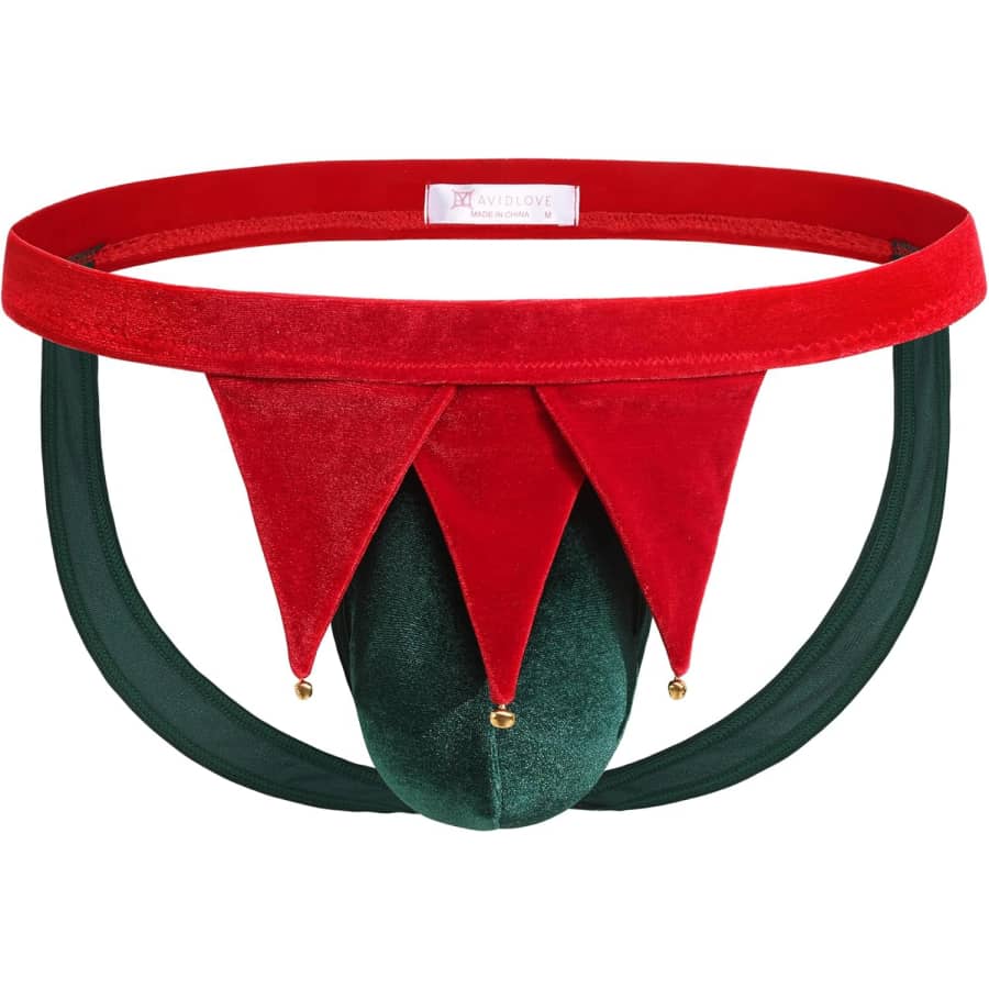 Avidlove Men's Christmas Thong: $5.99