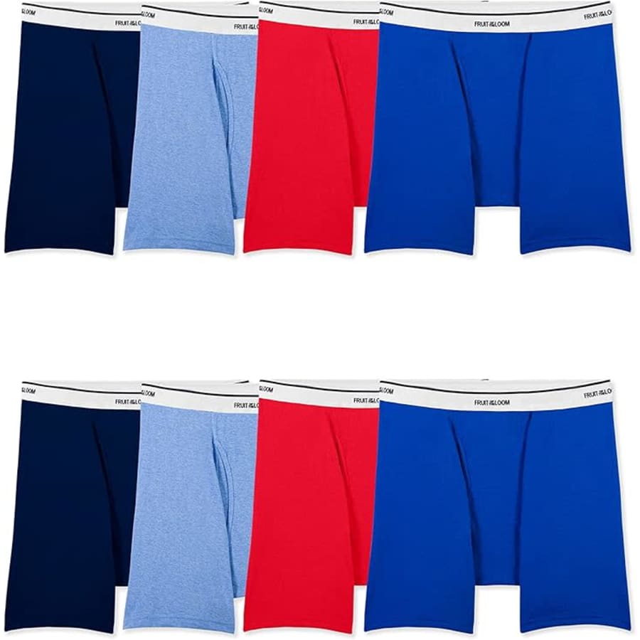 Fruit of the Loom Men's Boxer Brief 8-Pack: $13