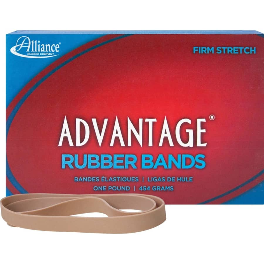 Alliance Advantage 7" x 5/8" Firm Stretch Rubber Bands 1-lb. Box: $2.99 Alliance Advantage 7" x 5/8" Firm Stretch Rubber Bands 1-lb. Box: $2.99